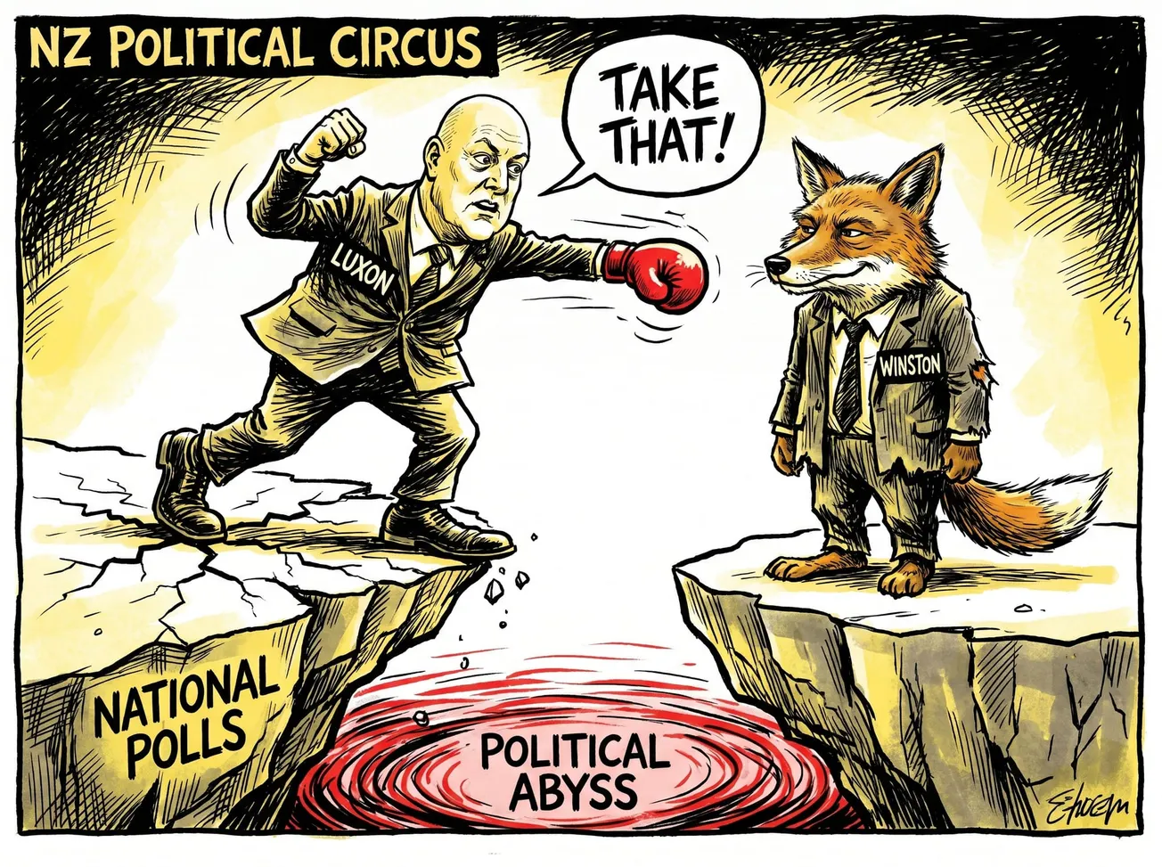 Christopher Luxon Must Have a Death Wish