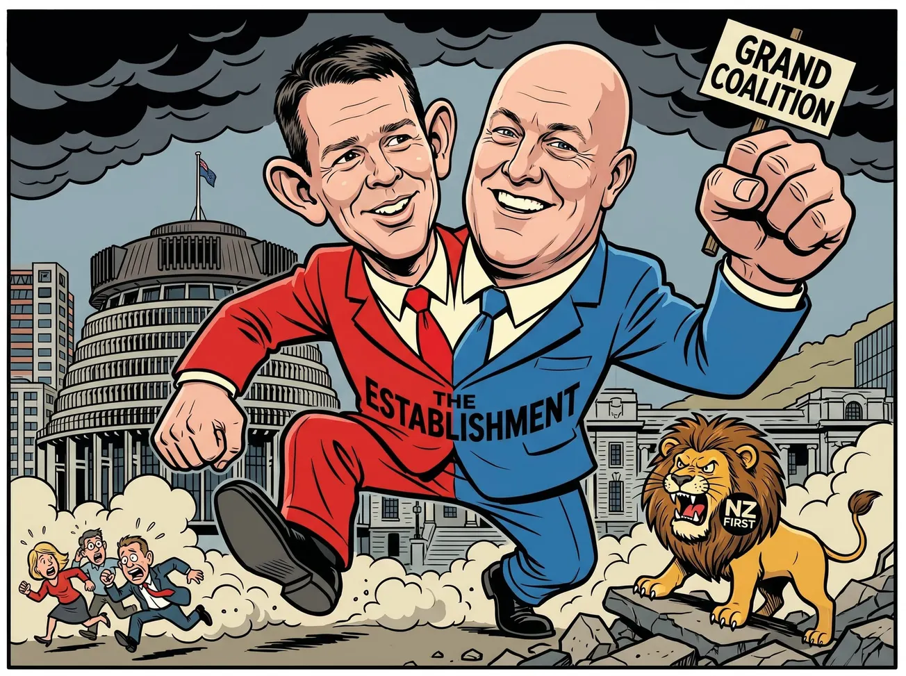 Grand Coalition Fantasy Exposes How Similar National And Labour Really Are