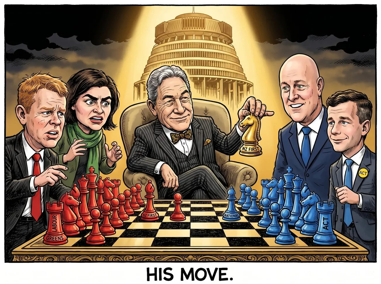 Labour and National in Dead Heat as Government Scrapes Through