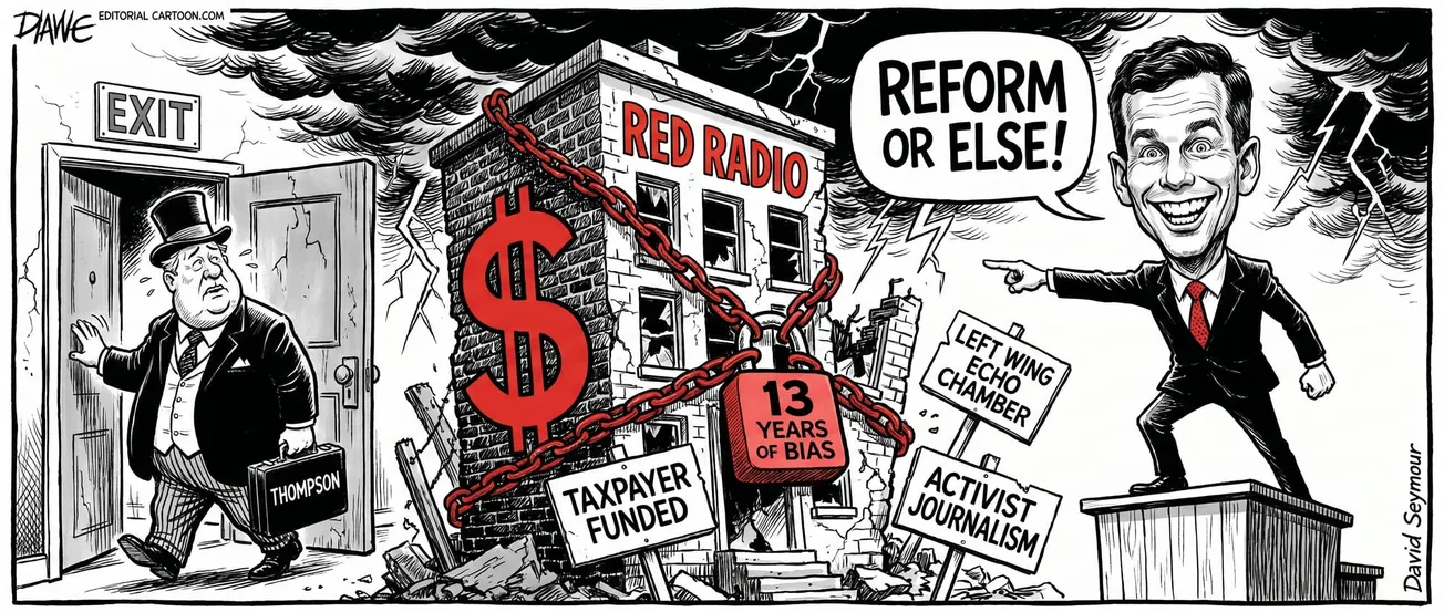 Seymour Sticks the Boot Into Red Radio as Boss Bails