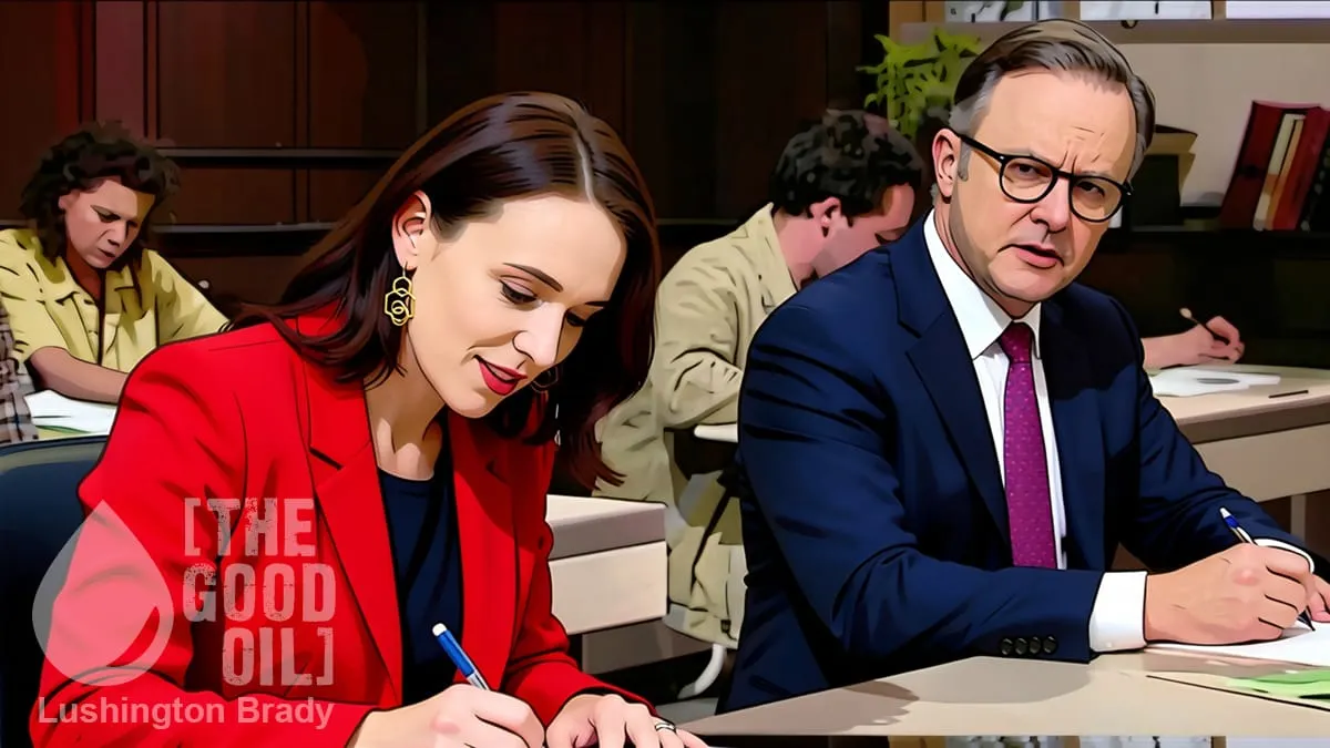 Albo Is Just Copying Jacinda’s Homework Again