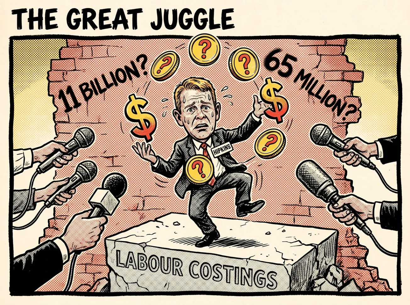 Labour’s Billion Dollar Blunders: Hipkins Dodges Again as Costings Collapse