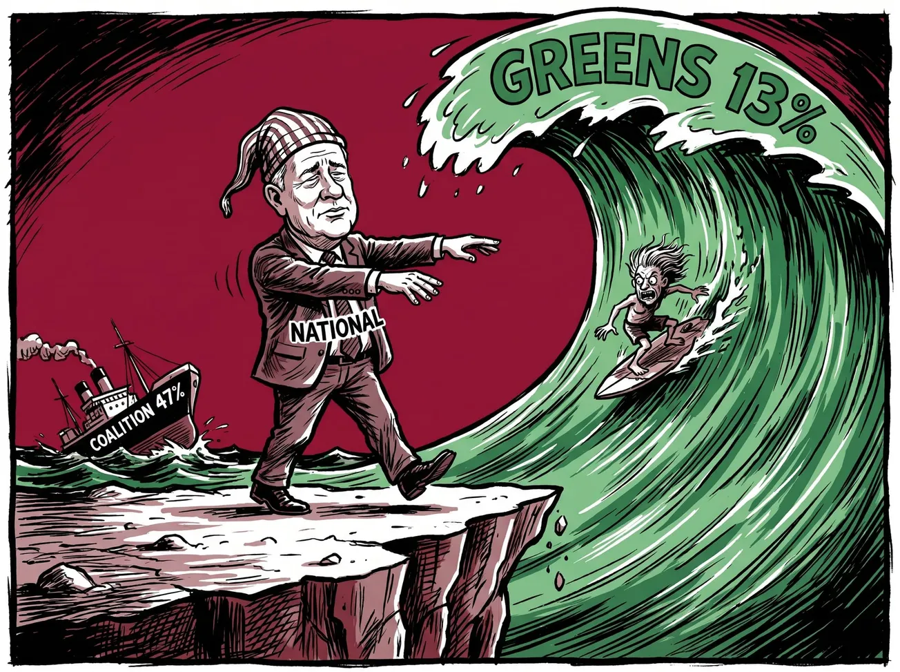Left Bloc Surge: National Sleepwalking to Defeat as Greens Go Wild