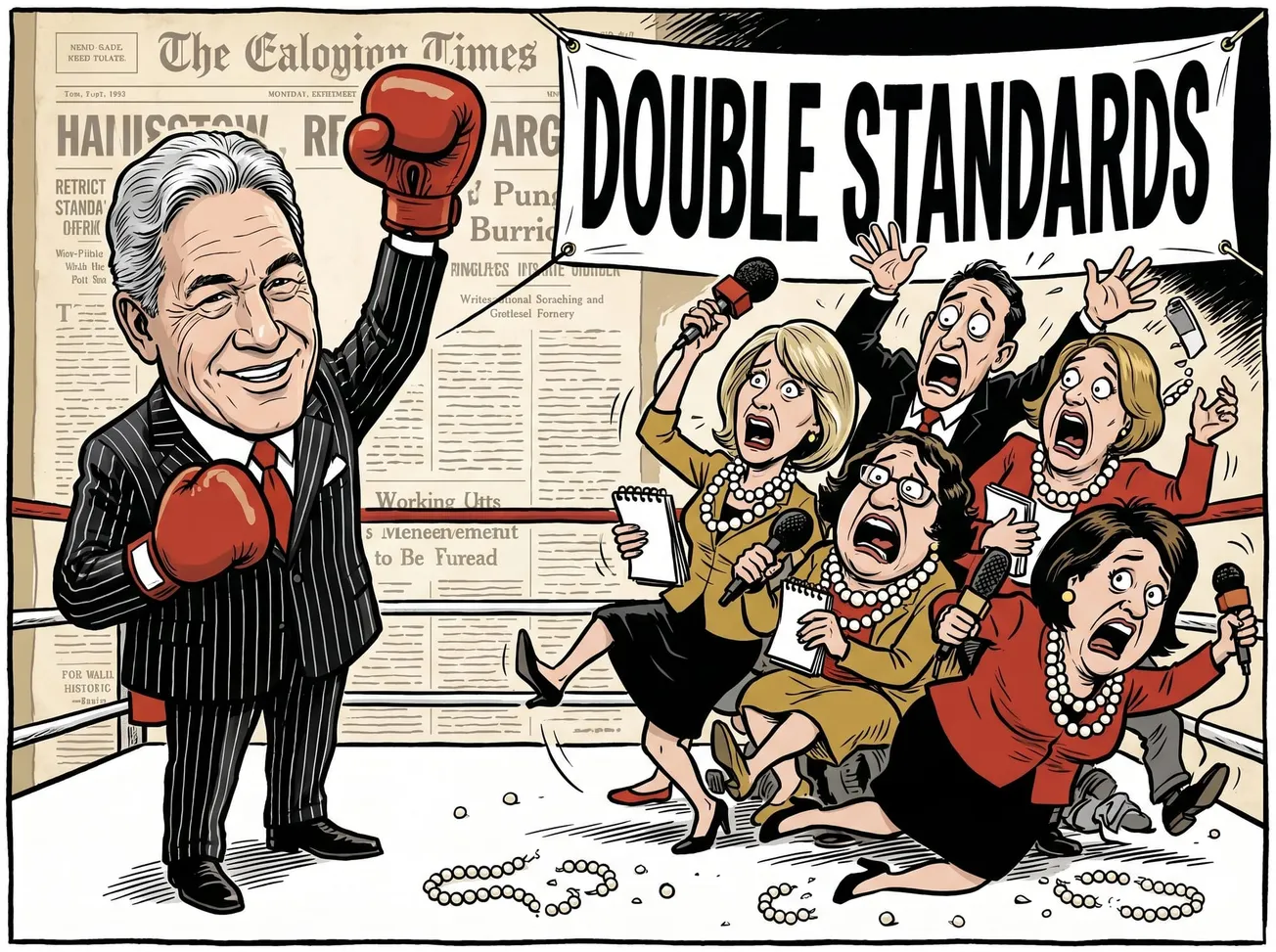 Winston Peters Smacks Media Wankers Again – And Kiwis Love It.