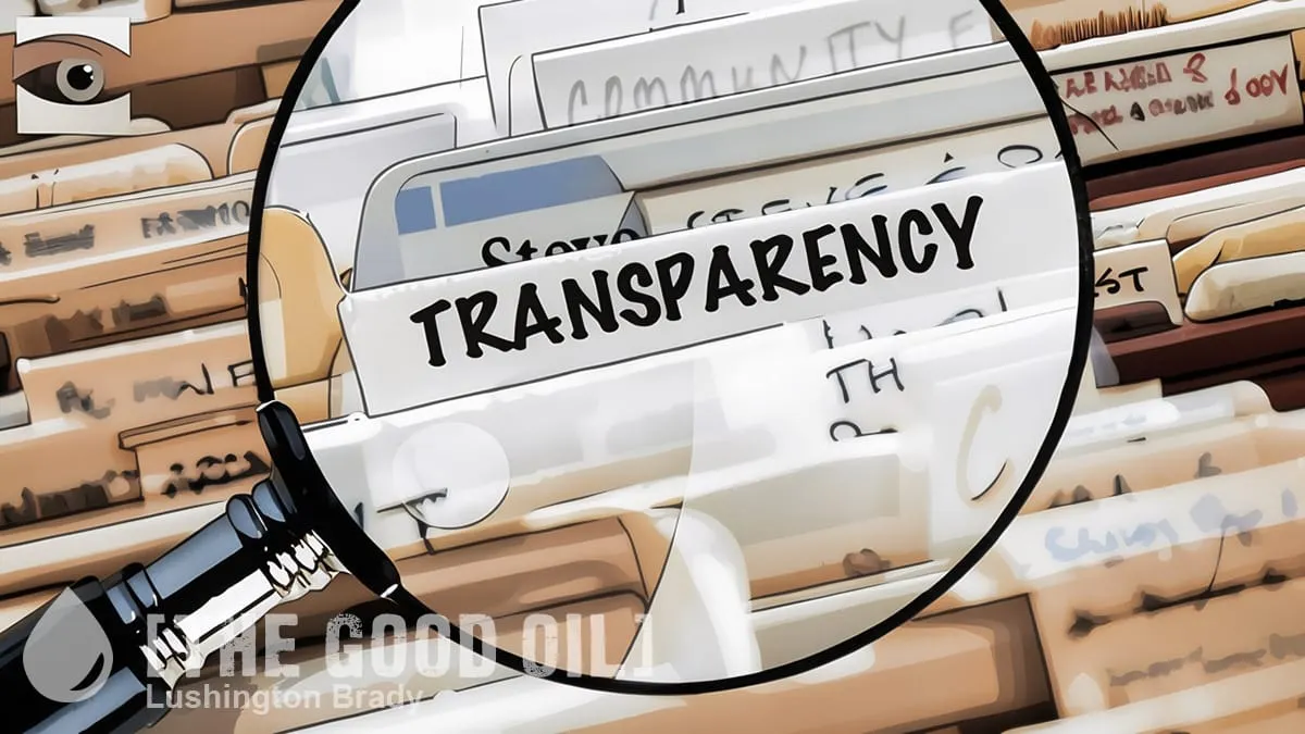 Transparency Is a Long Time Coming