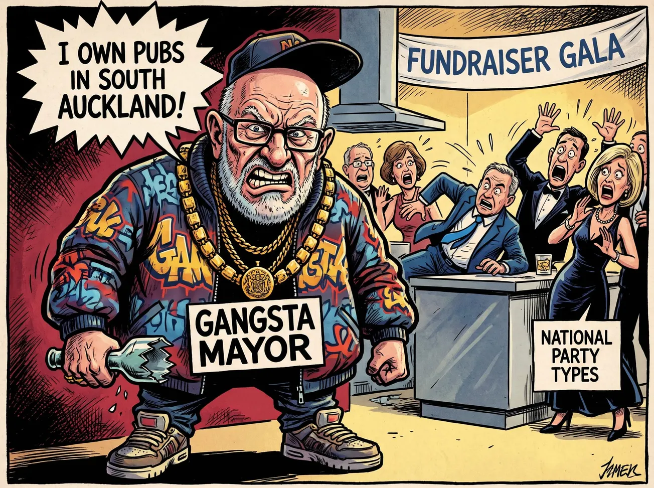Gangsta Mayor Wayne Brown Rewrites History as National Party Scrambles for Cover