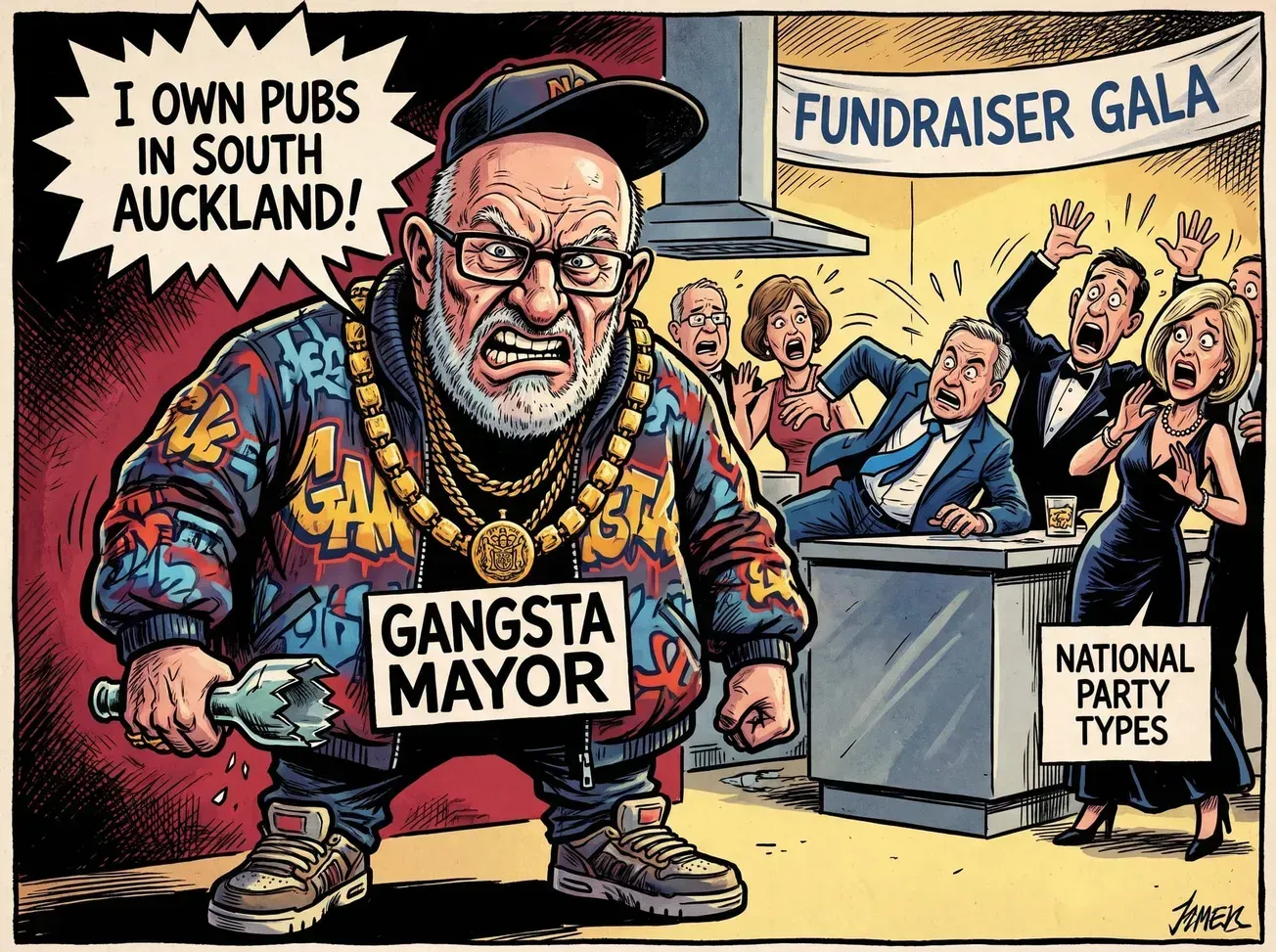 Wayne Brown’s Fundraiser Meltdown: Gangsta Mayor’s Tall Tales Exposed