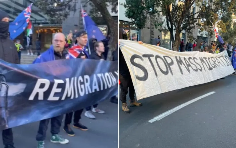 Protesters Chant ‘Send Them Back’