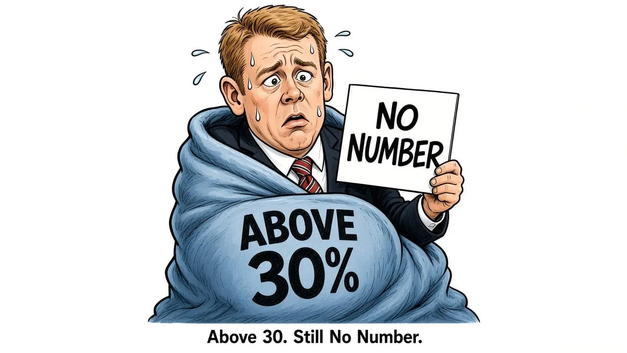 Above 30. Still No Number.