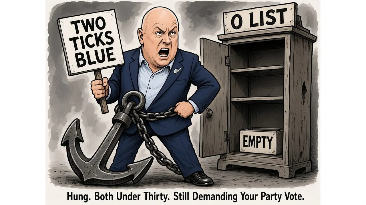 Hung. Both Under Thirty. Still Demanding Your Party Vote.