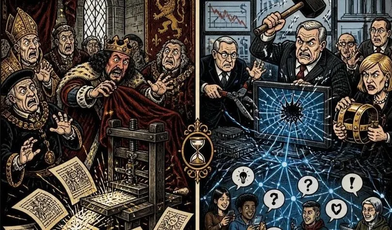 The Printing Press and the Internet
