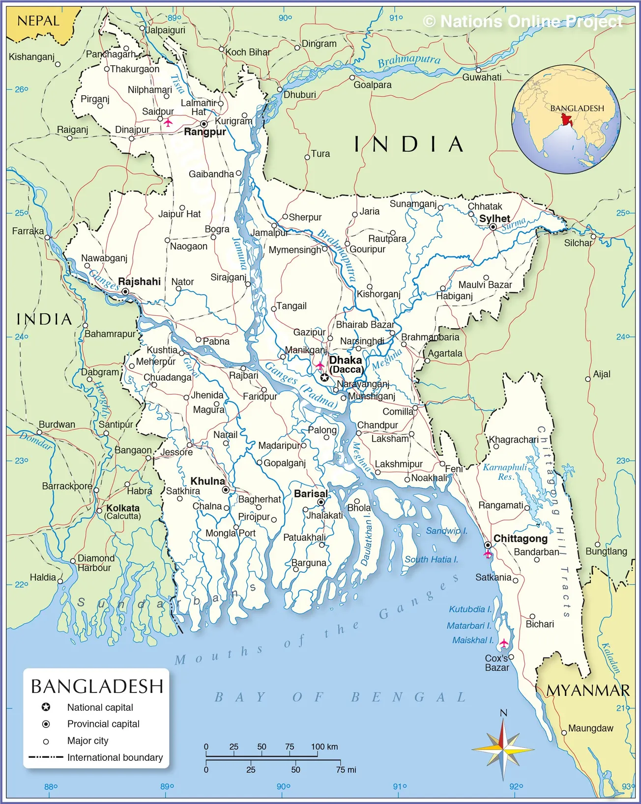 Map of the Day: People’s Republic of Bangladesh