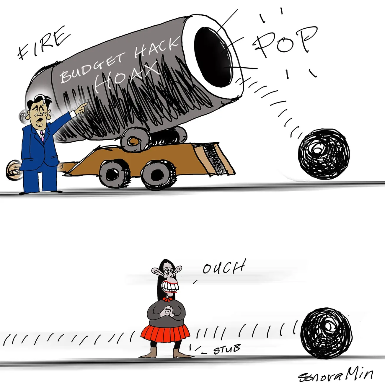 Cartoon of the day by SonovaMin