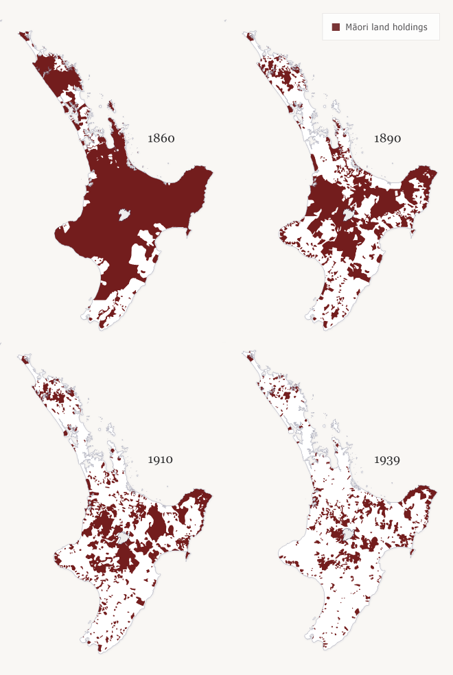 Map of the Day: Maori Land Holdings.