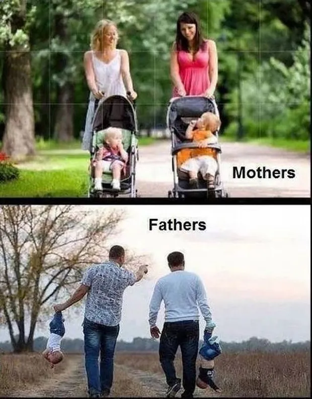 Mother versus Father