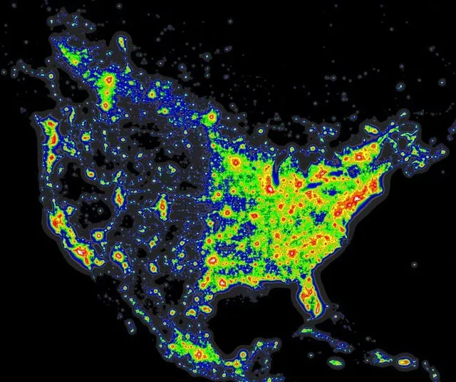 Map of the Day: Light Pollution