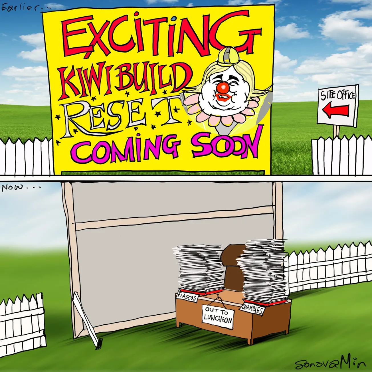 Politics in Full Sentences: Ihumatao, Property Rights, Kiwibuild Reset and More