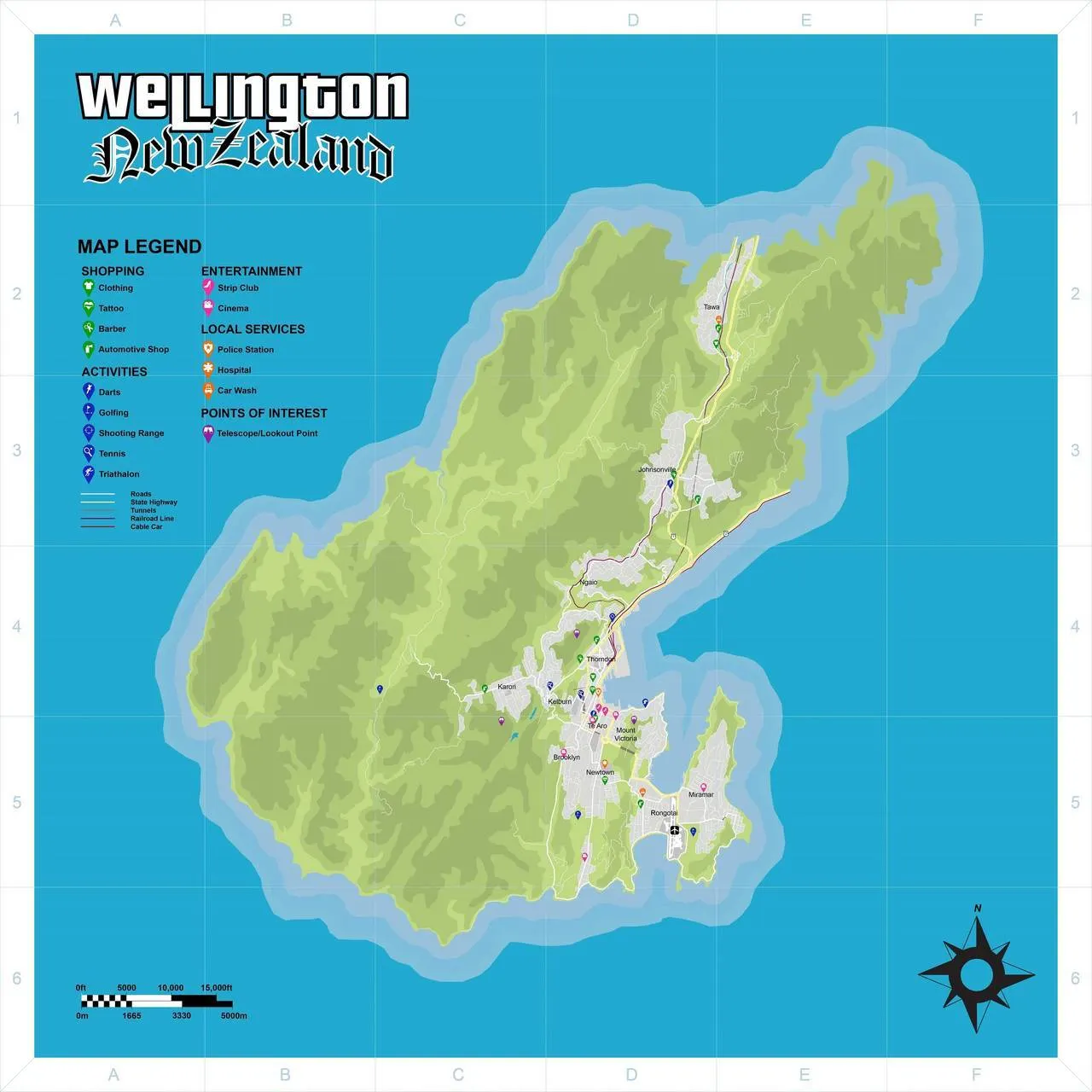 Map of the Day: Wellington