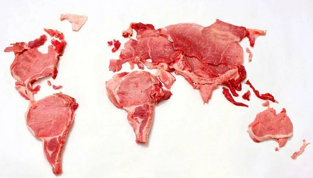 Map of the Day: World Meat Map