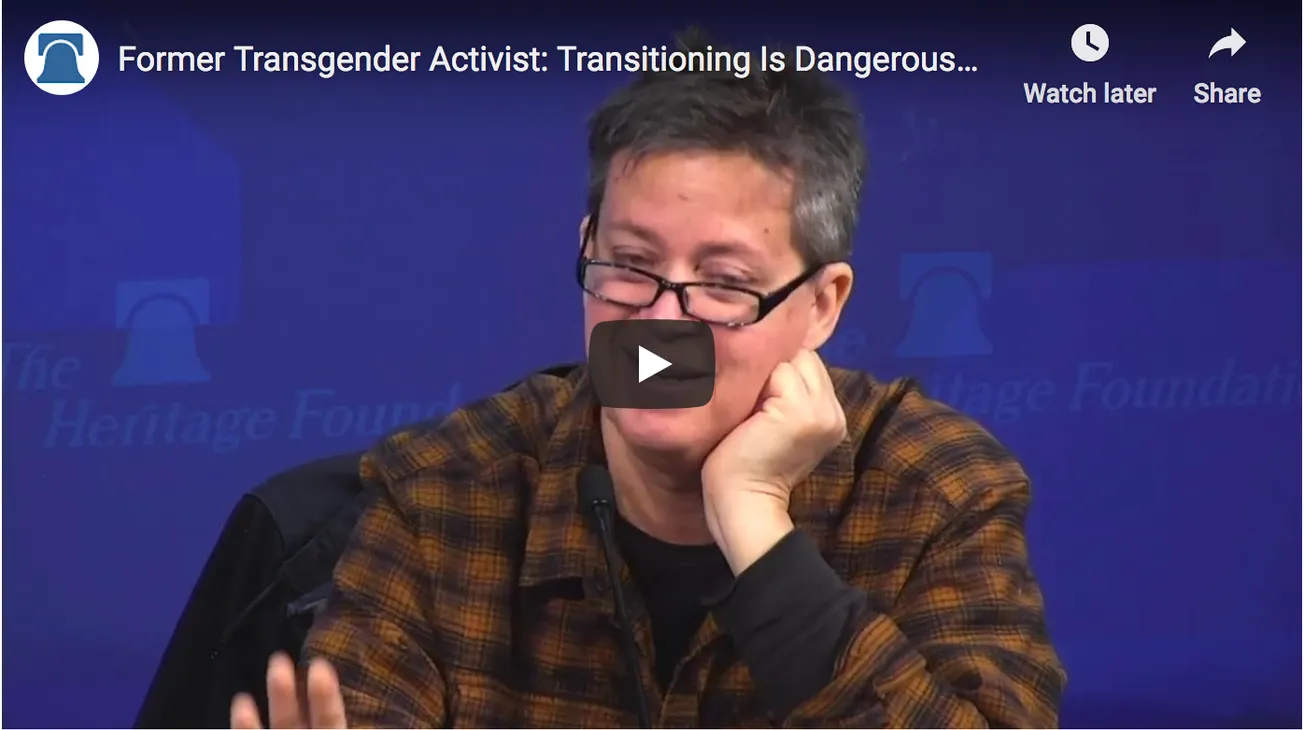 Former Transgender Activist: Transitioning Is Dangerous—Especially For Youth