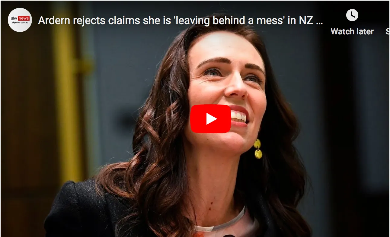 Ardern Rejects Claims She is ‘Leaving Behind a Mess’ in NZ Ahead of Japan Tour