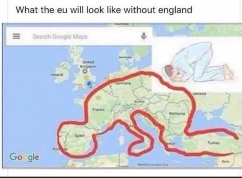 Map of the Day: What the EU will Look Like Without England