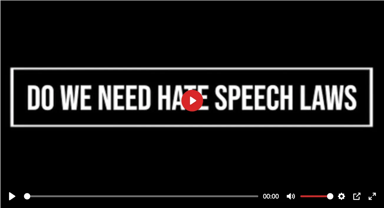 Do We Need Hate Speech Laws To Stop Racism?
