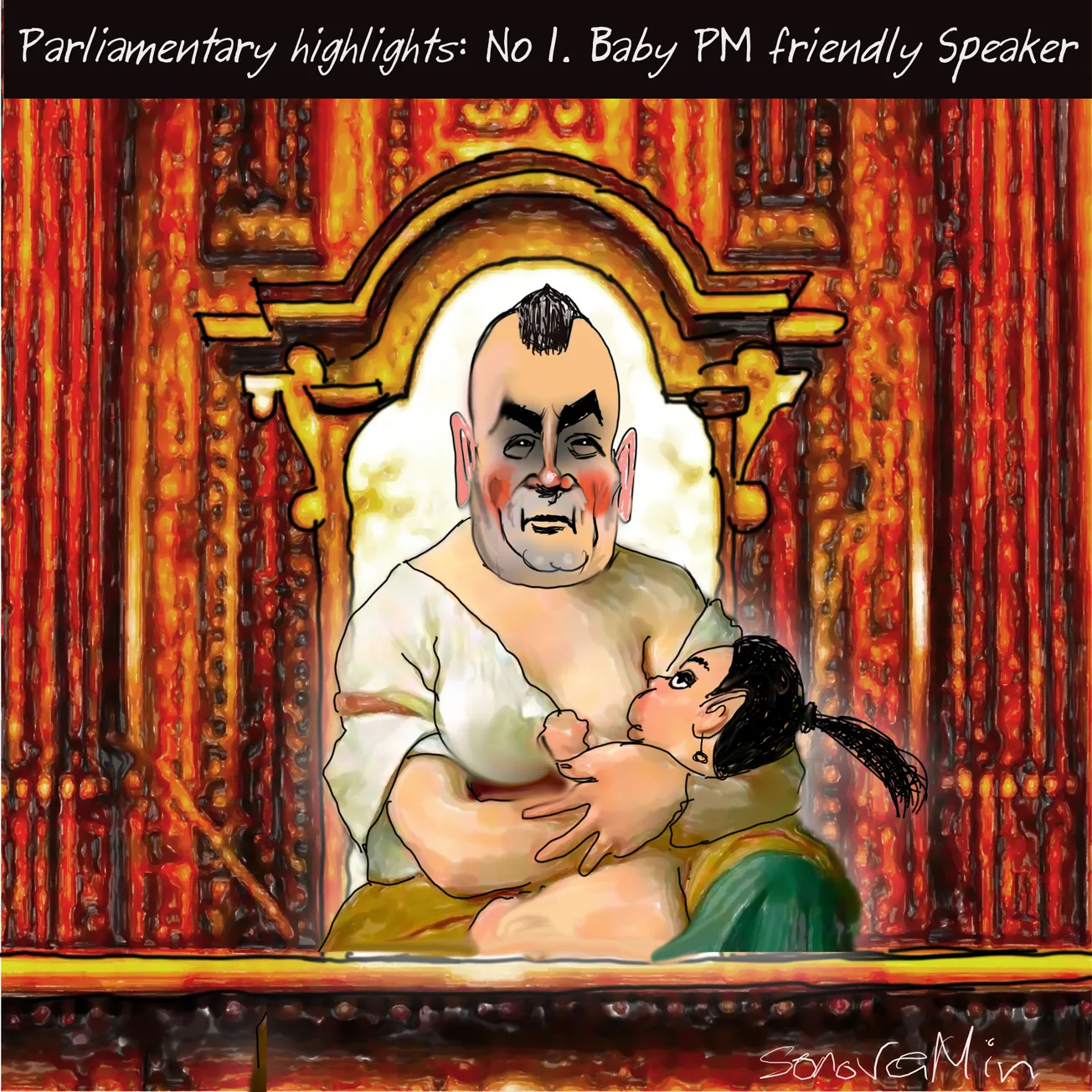 Cartoon of the Day by SonovaMin