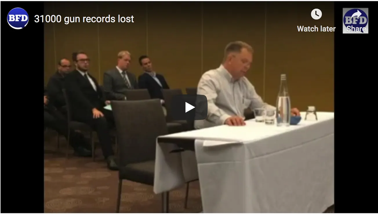 31,000 Gun Records Lost