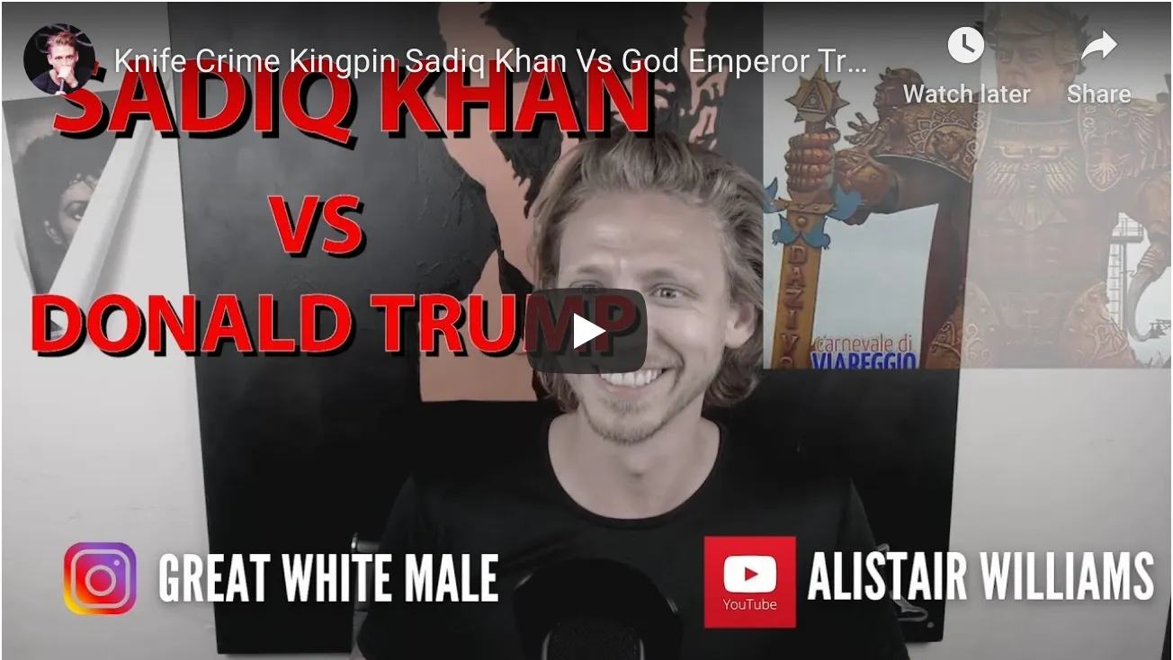 God Emperor Trump vs Knife Crime Kingpin Sadiq Khan