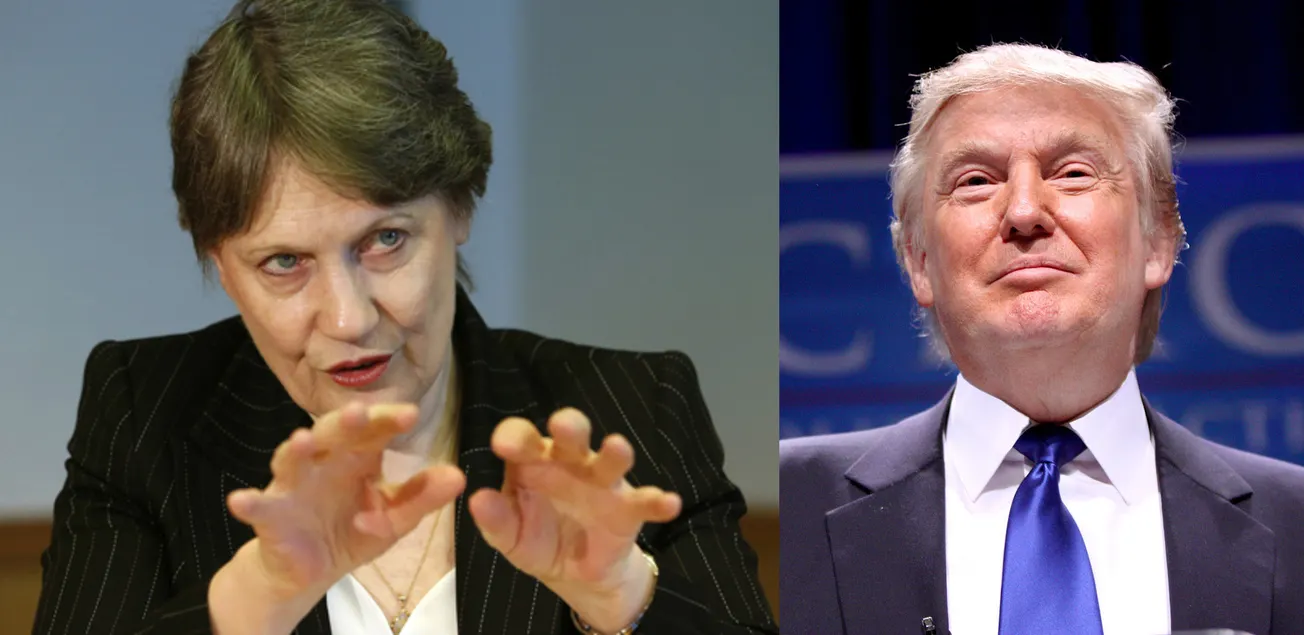 Helen Clark vs Donald Trump