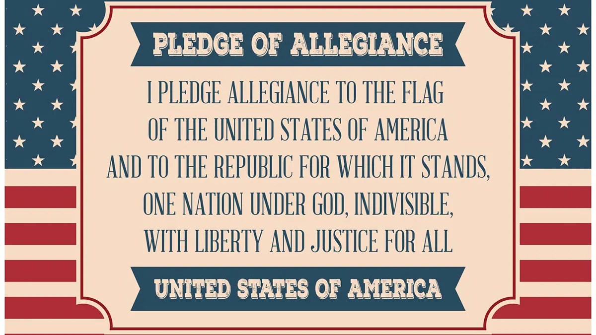 Legacy Media Frightened by Pledge of Allegiance