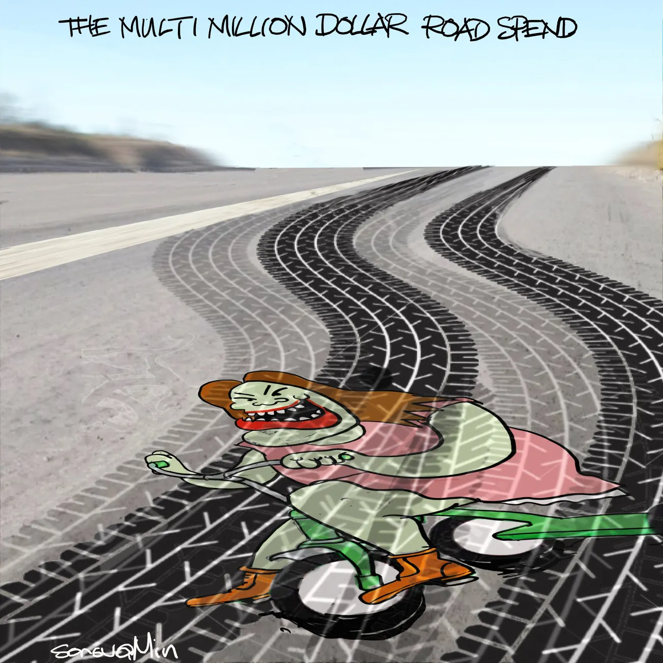 The BFD Cartoon of the Day by SonovaMin