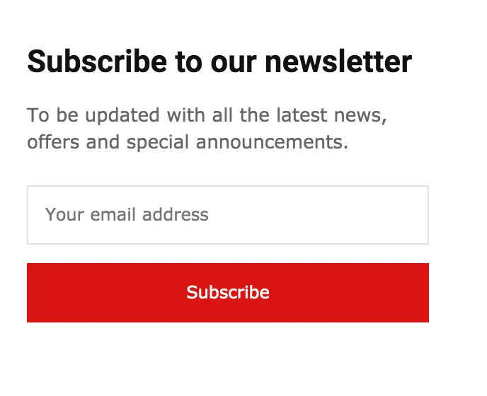 Sign Up to our FREE Newsletter