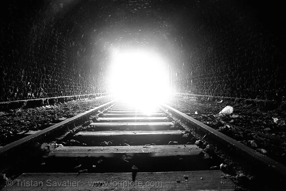 The Light at the End of the Tunnel Is a Train