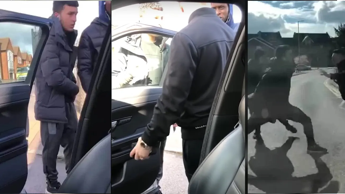 Tommy Robinson Confronts Virus Attackers