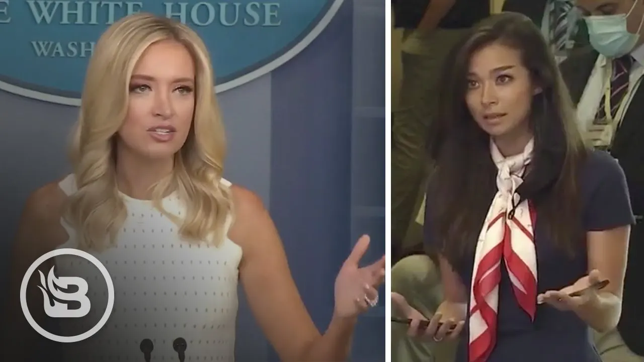 Press Sec. UNLOADS After Reporter Exposes Dark Past of DA Going After Trump’s Taxes