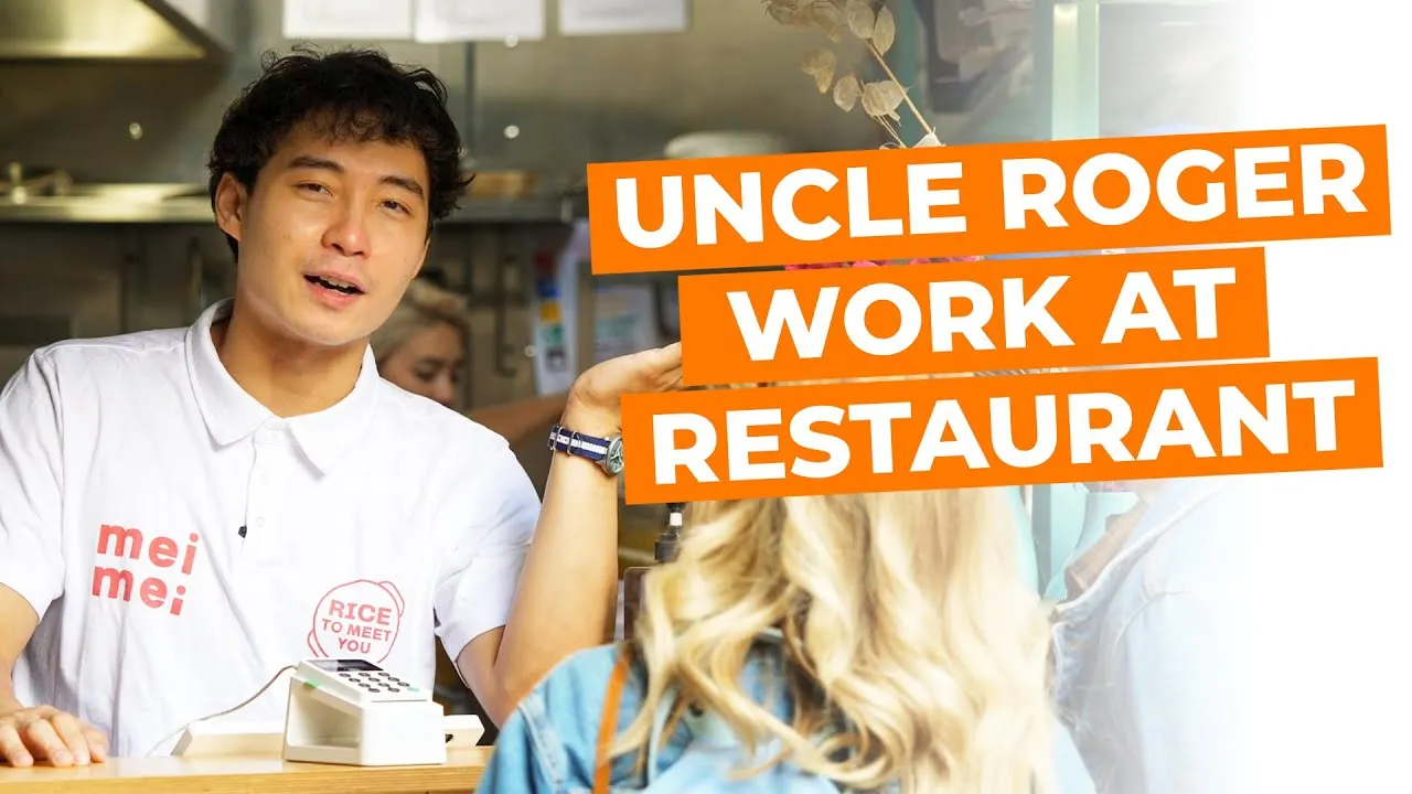 “Uncle Roger Work at Restaurant for a Day”