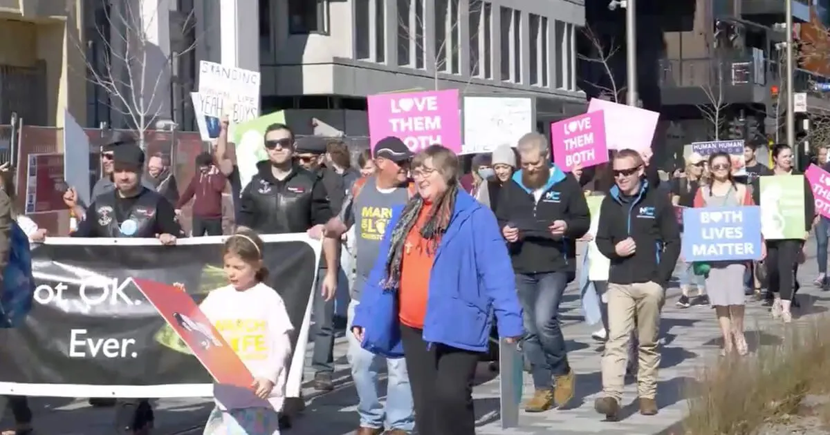Pro-Life Demonstration Held Against Extreme Abortion Legislation in New Zealand