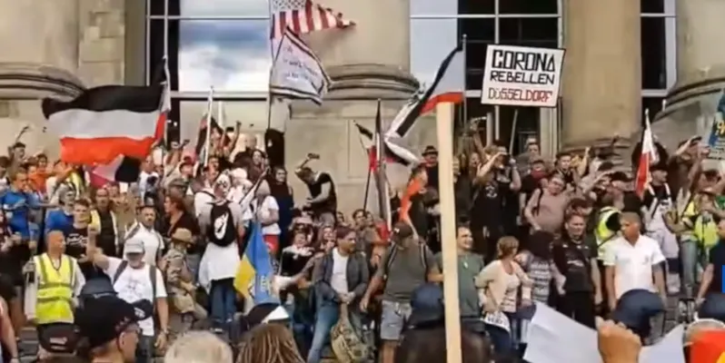 The Storming of the Reichstag Building on 29 August 2020