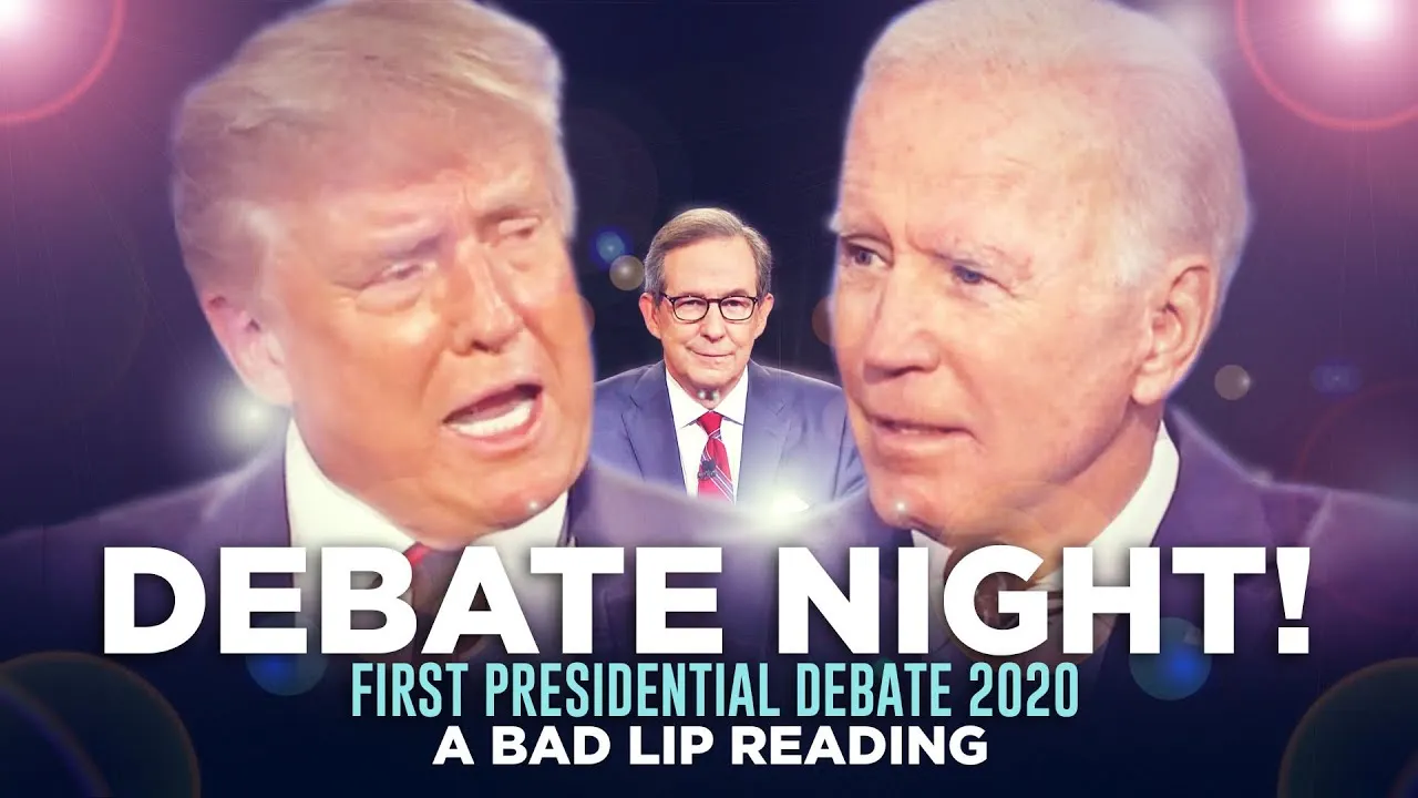 A Bad Lip Reading of the First Presidential Debate of 2020