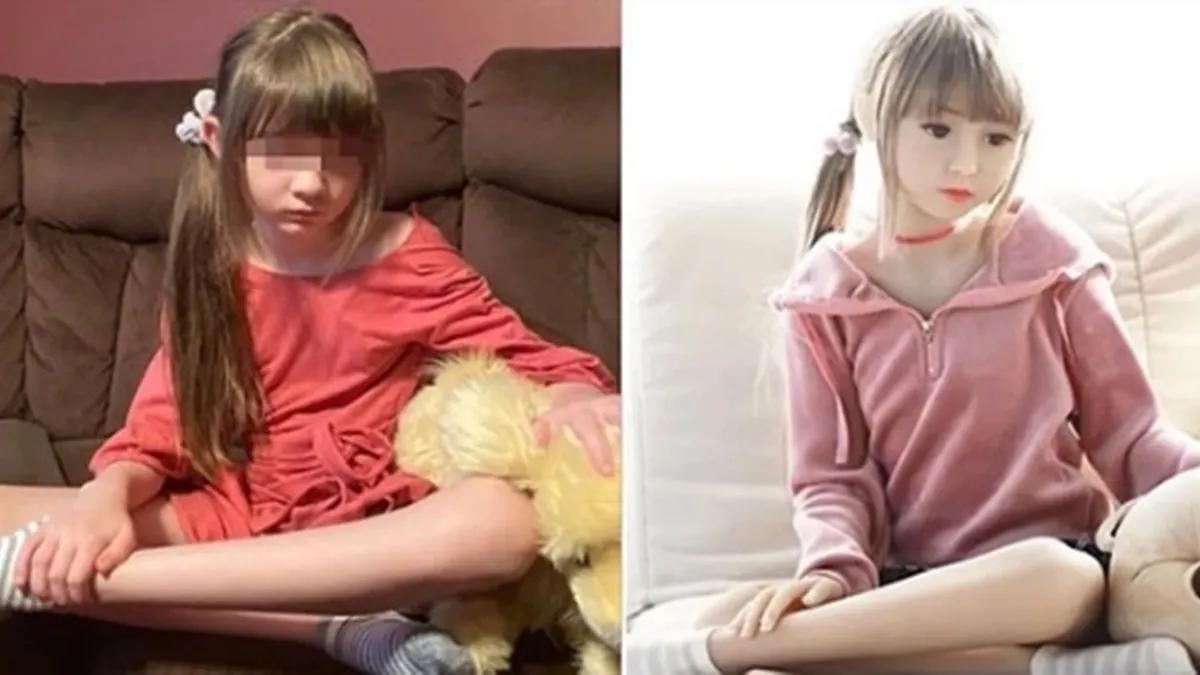 Sickos Use Family Photo to Model Child Sex Doll