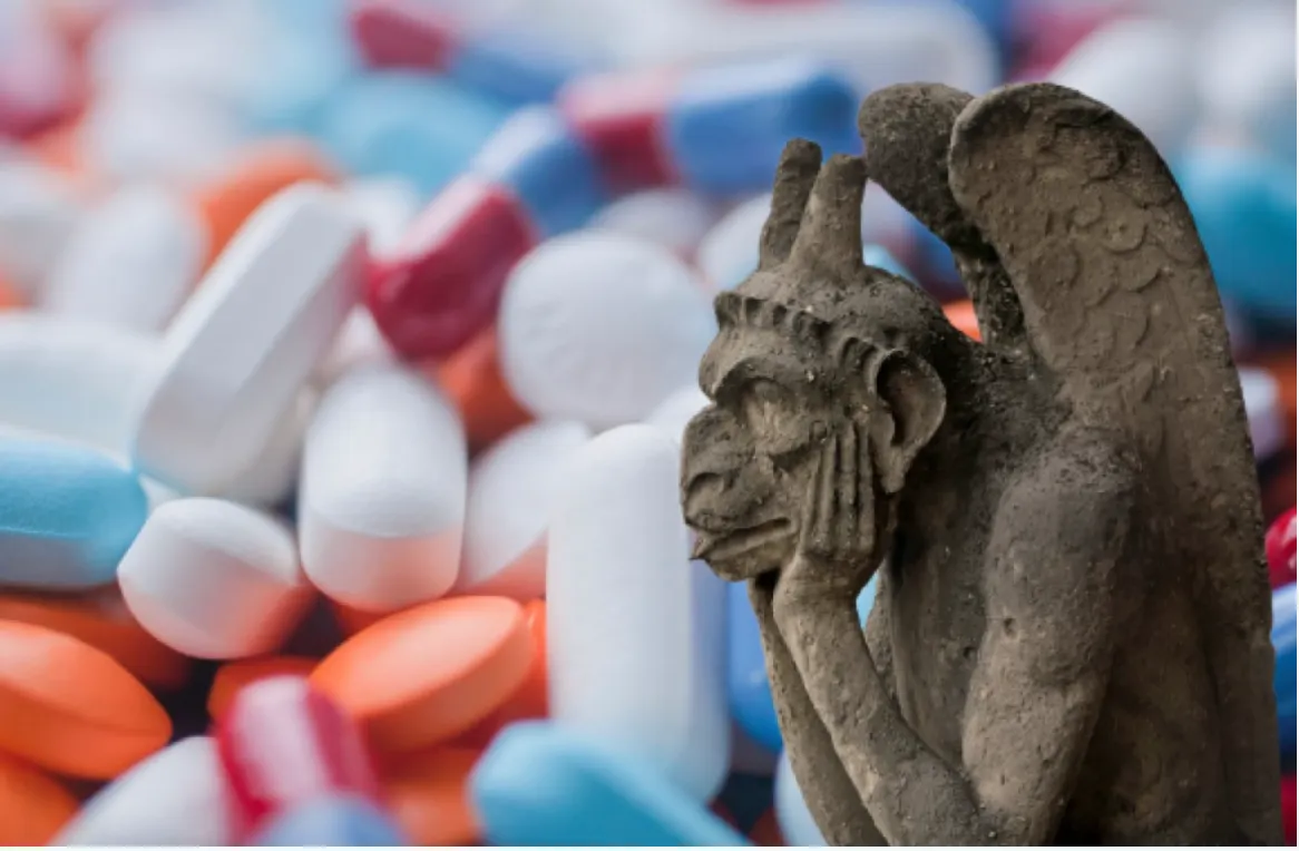 PHARMAC Political Theatre Grotesque