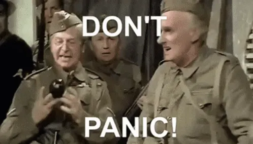 Don’t Panic the MoH Are in Charge