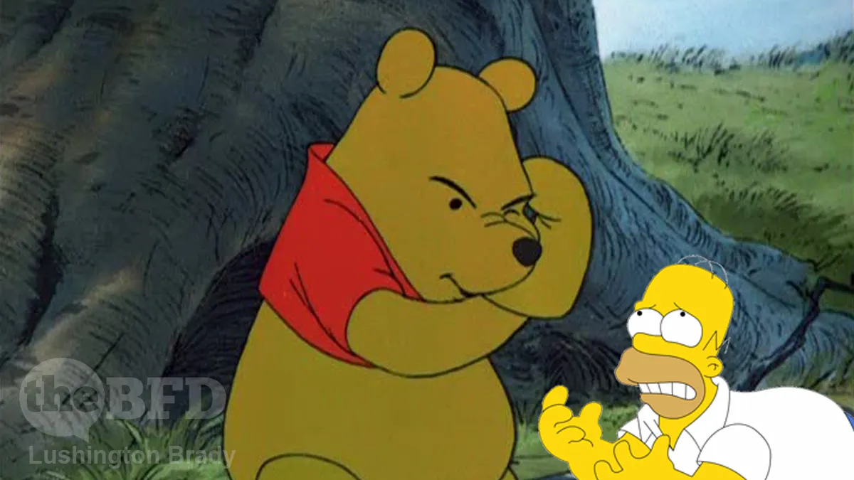 Simpsons and Disney Grovel and Self-Censor