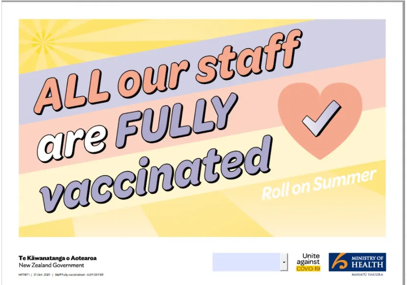 Labour’s Rushed Laws Make Fully Vaccinated Signs Illegal