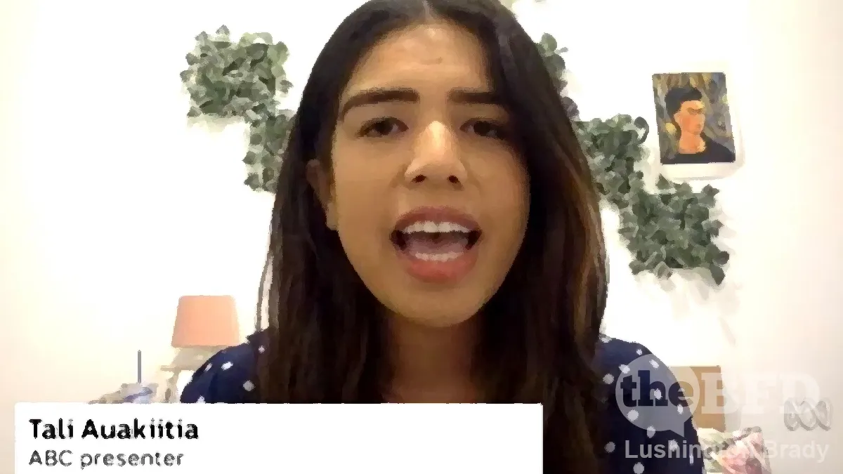 Tan Chick with Funny Name Gets Her Knickers in a Twist