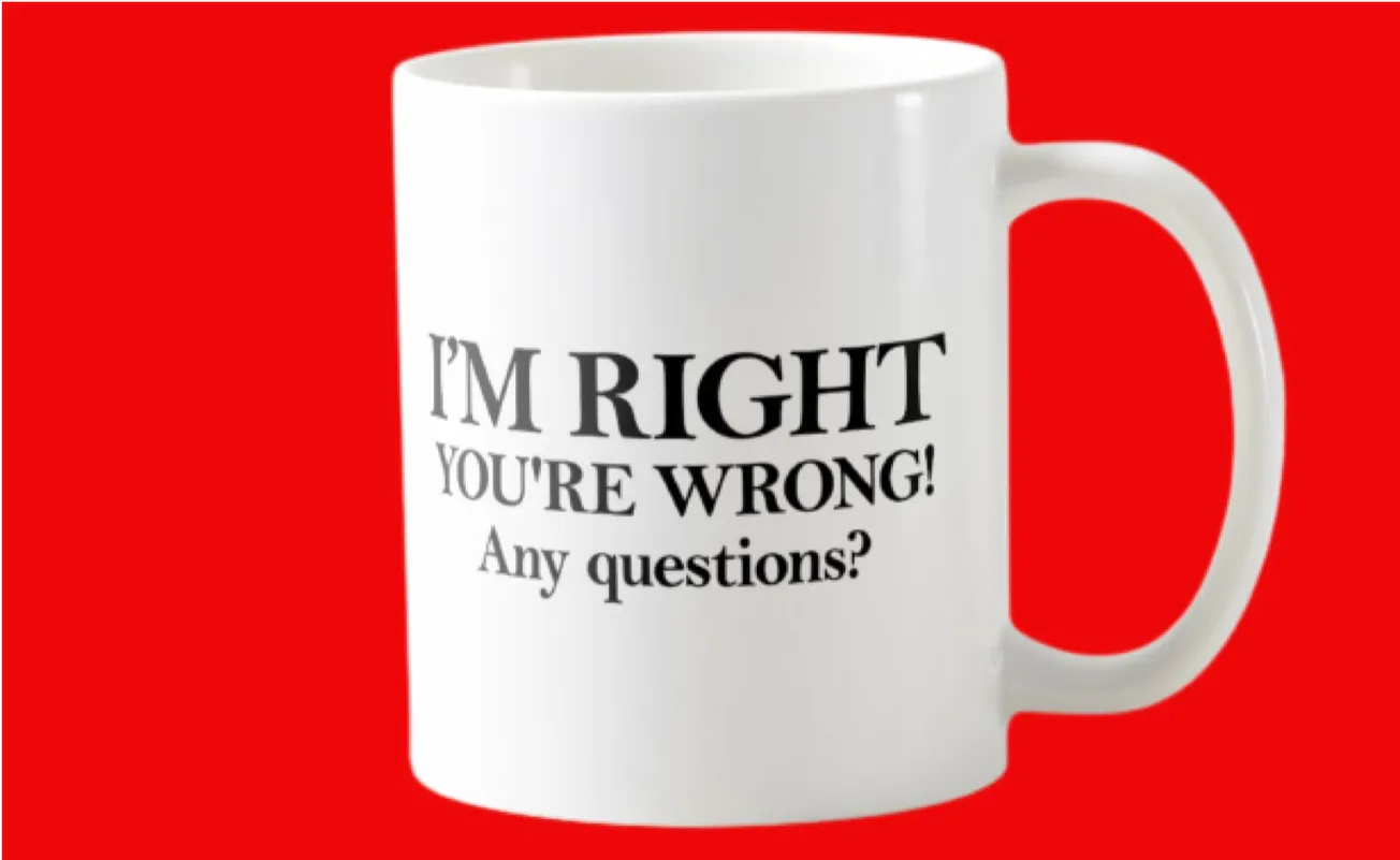 I’m Right but Left You’re Wrong