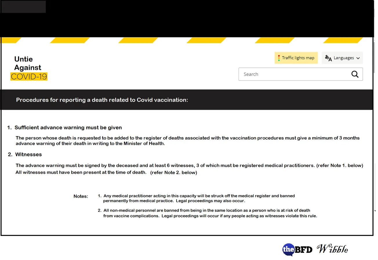 COVID Reporting Procedures