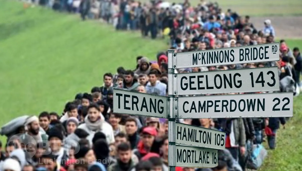 First the Floods of Rain, Next Floods of People